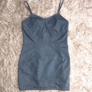 Bodycon denium mini dress